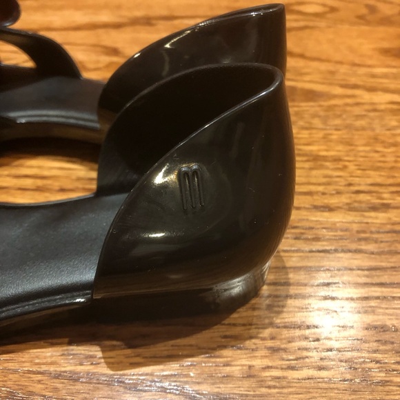 Mini Melissa Bow Open Toe Flats Size 11 - Picture 4 of 10